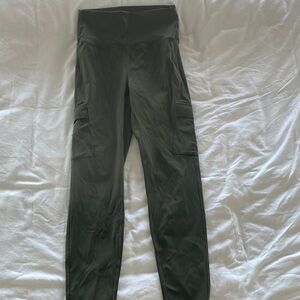 Zyia olive green leggings size 2